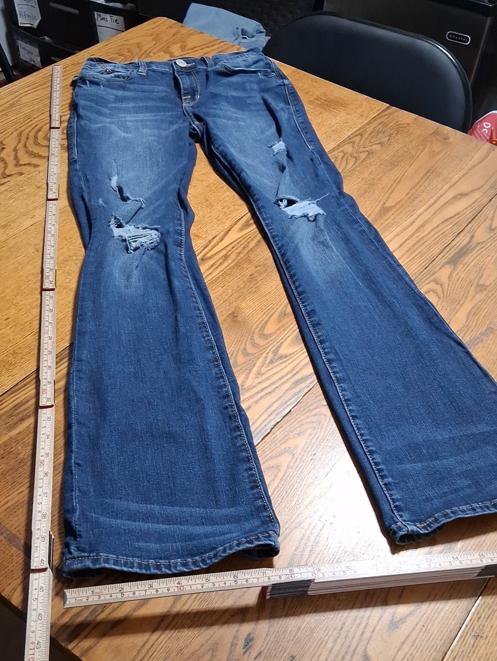 ROCK & REPUBLIC Jeans Womens 4 BLUE BOOTCUT KICK FLARED Bell Used Western Flare